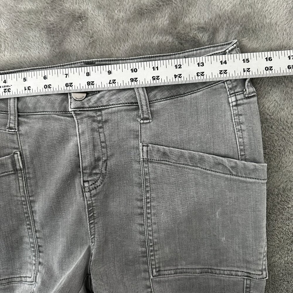 Liverpool Jeans Co Cargo Bermuda Shorts Gray Women's size 4/27 - Picture 5 of 7